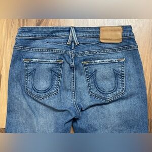 True Religion women Halle mid rise super skinny jeans